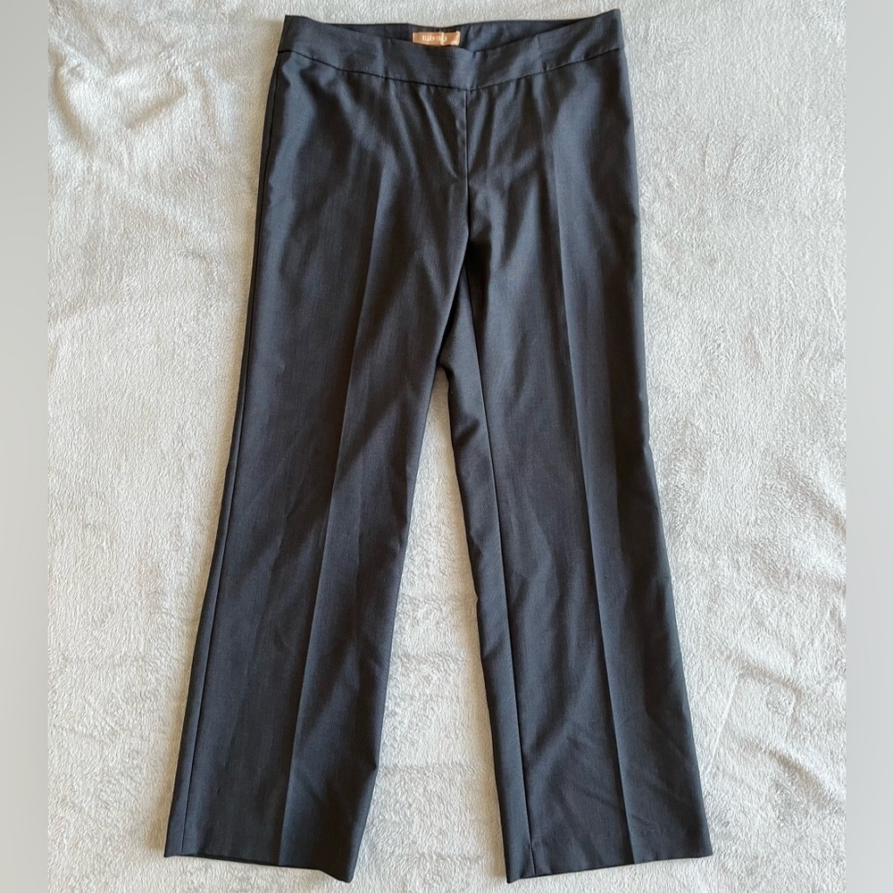Ellen Tracy Navy Straight Leg Dress Pants Size 10